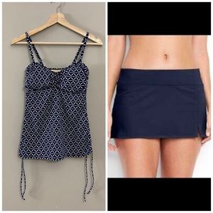 Land’s End Tankini Swim Skirt Set